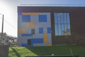 Vue du nouveau bâtiment du fondamental