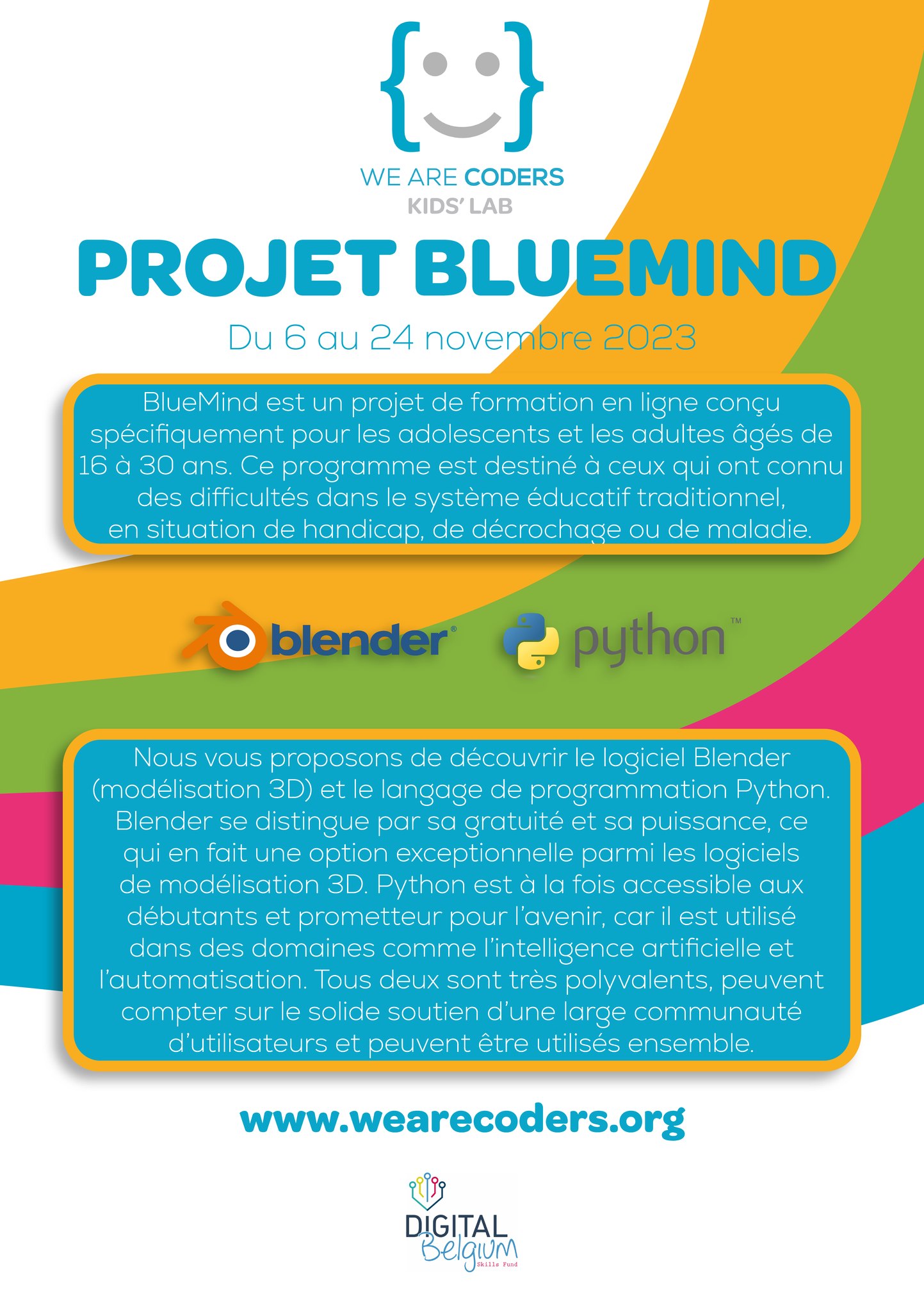 Message de We Are Coders – Digital Youth