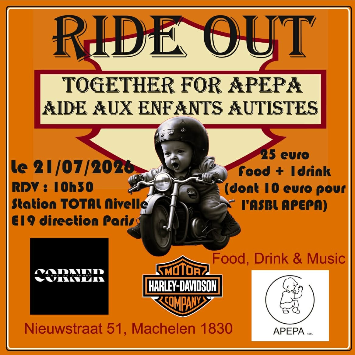 Ride Out Harley 2026 for APEPA